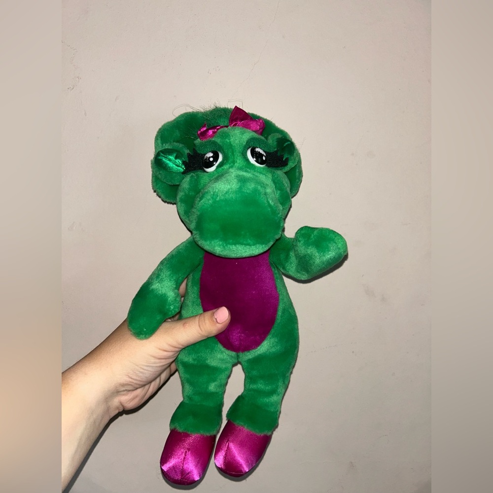 Vintage Baby Bop Barney Stuffed Animal Plush GUC 90s